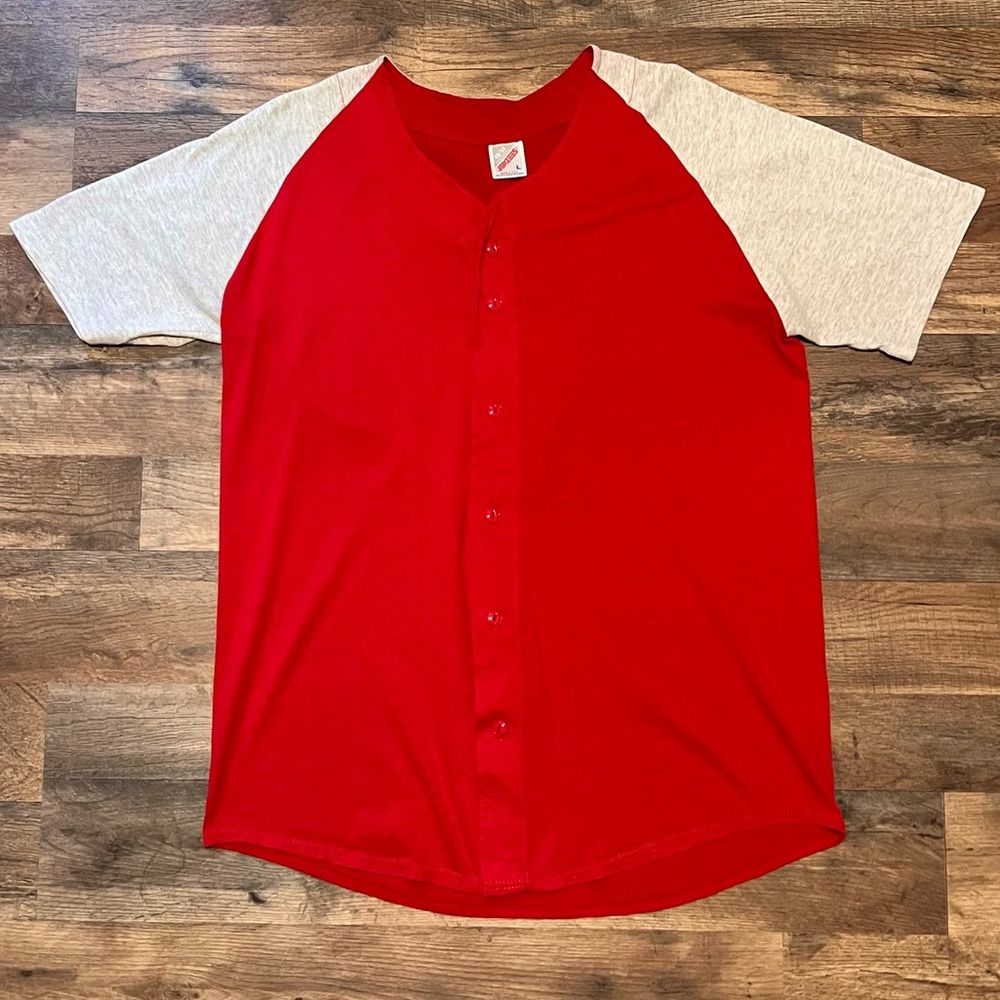 Vintage | Jerzees | 90’s Raglan Sleeve Baseball Tee